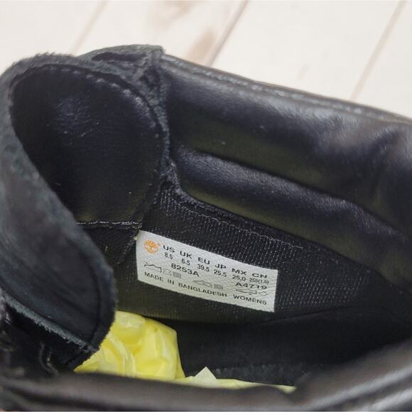 Timberland earthkeepers amston black nubuck wedge wedges boots - Picture 8 of 10